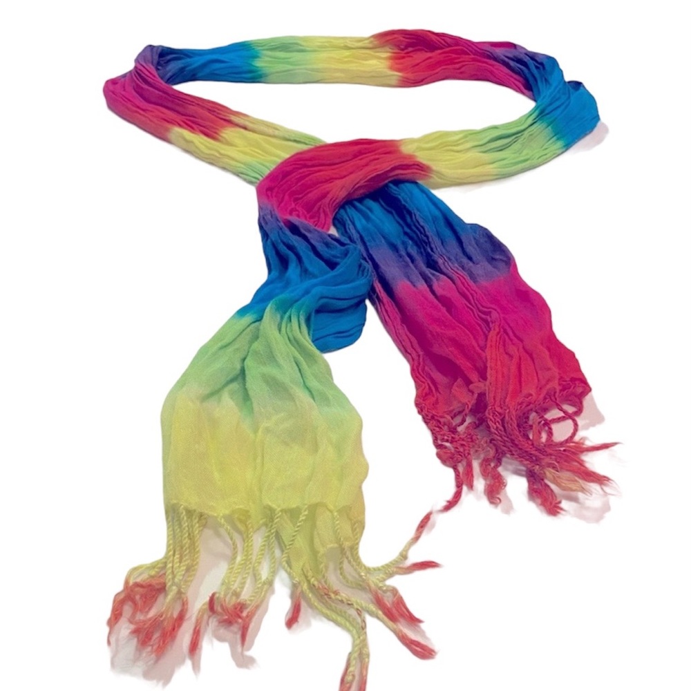 Rainbow scarf